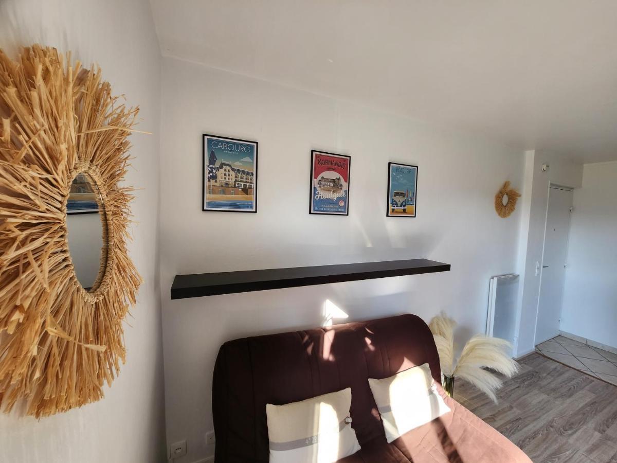 Appartement vue sur le golf Houlgate Extérieur photo