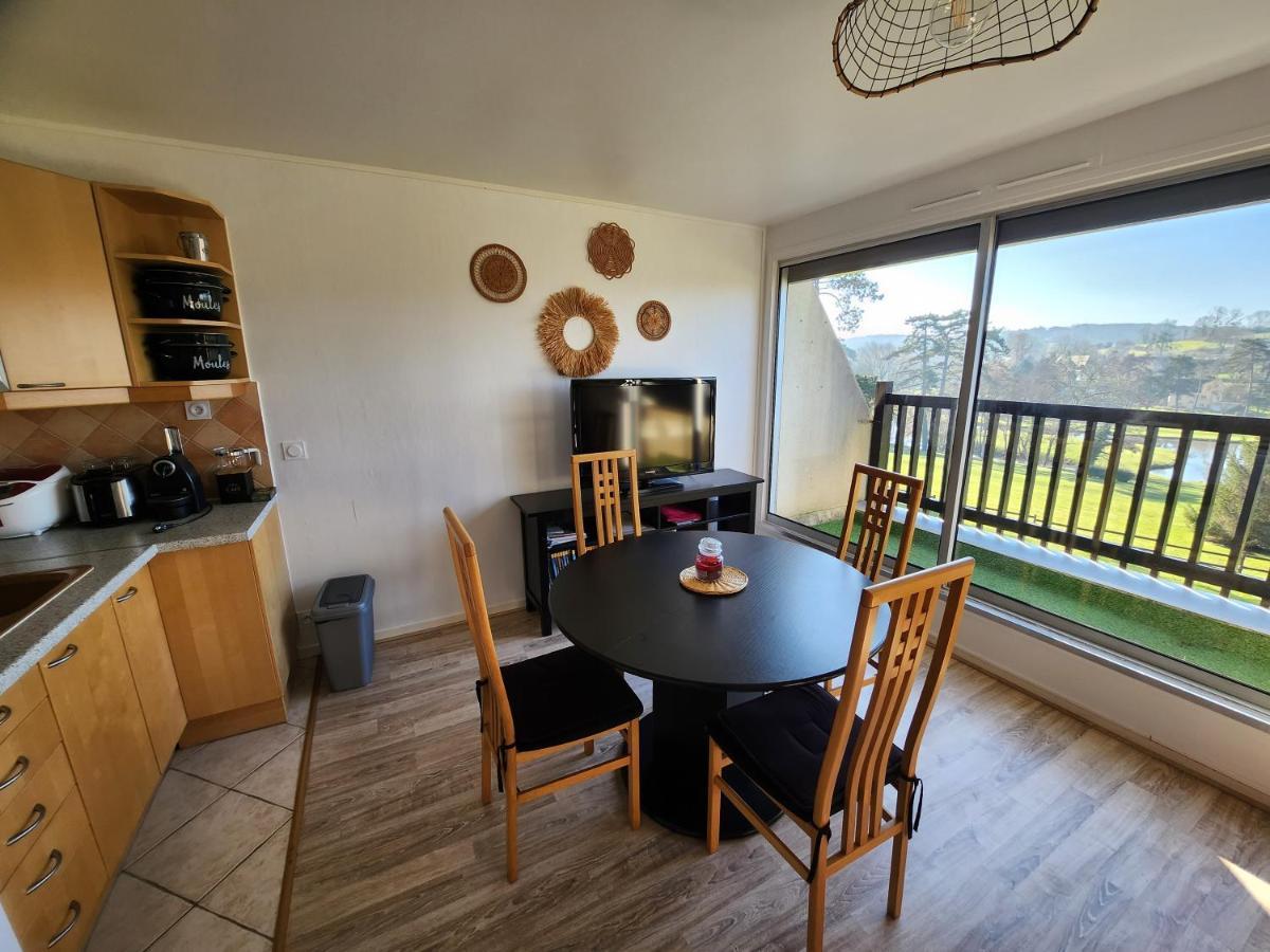 Appartement vue sur le golf Houlgate Extérieur photo